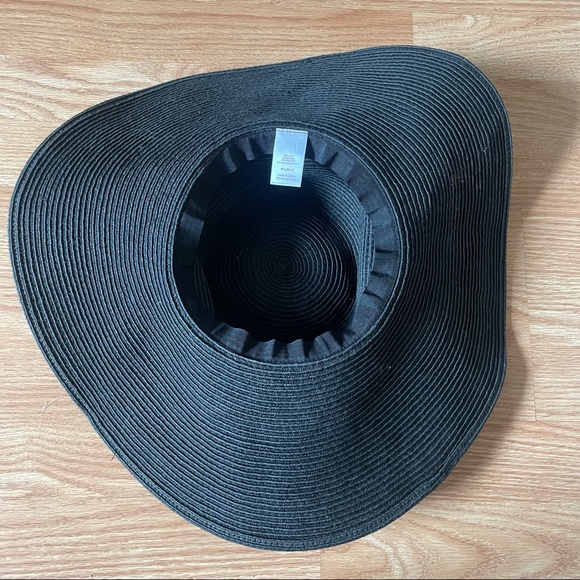 Lot of 2 Black Floppy Sun Hats Size M and M/L - Picture 7 of 8